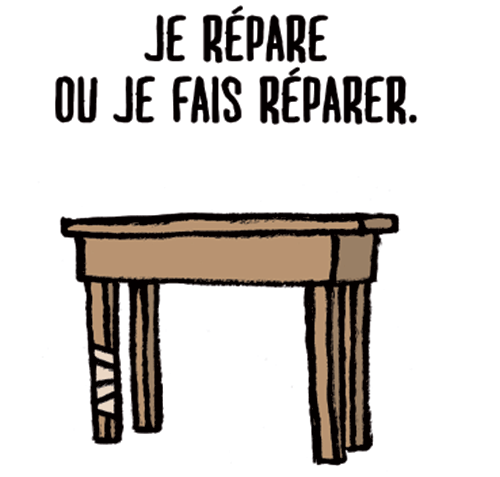 Je réparte ou je fais réparer